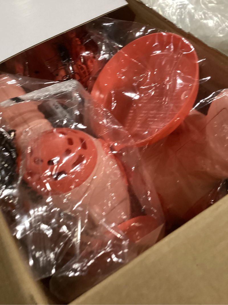 Condition photo showing Good Condition for shinyrelief 4 pack wedding bubble guns 32 holes with light, bottles solution, romantic bubble maker for outdoor ceremony, wedding party favors, photo props, reception entertainment (pink) 4 pink