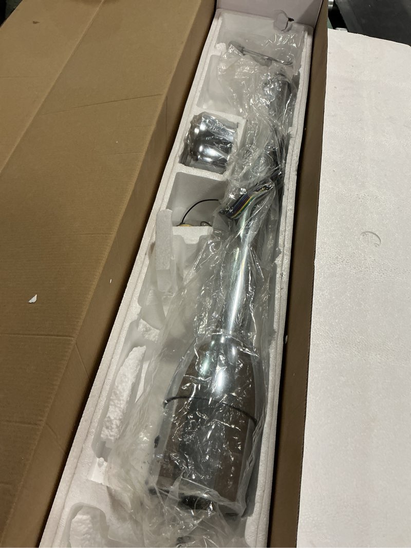Condition photo showing Good Condition for 30'' Chrome Tilt Steering Column Floor Shift Replacement for Chevy GM w/Adapter No Key Hot Rod R91001C-30 Stainless Steel