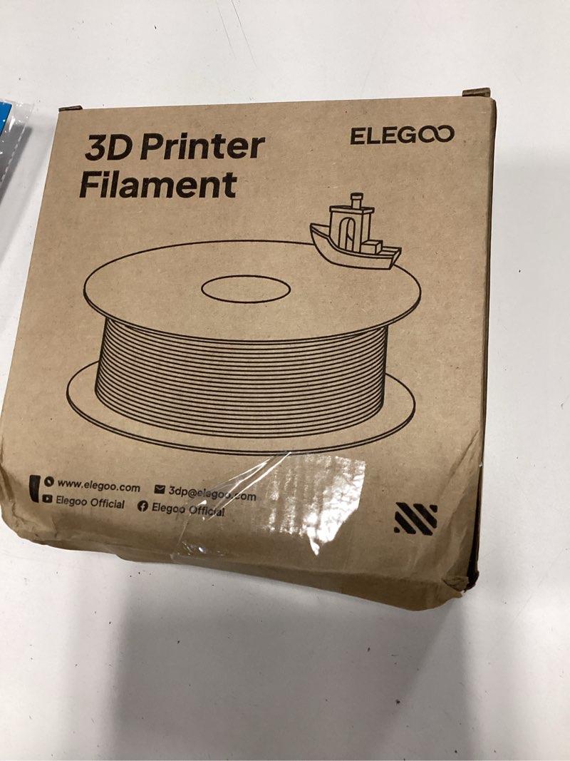 Condition photo showing New/Like New for elegoo rapid tpu filament 1.75mm black 1kg, high speed 95a tpu flexible soft 3d printing filament, 1kg spool(2.2lbs) fit for most fdm 3d printers rapid tpu black