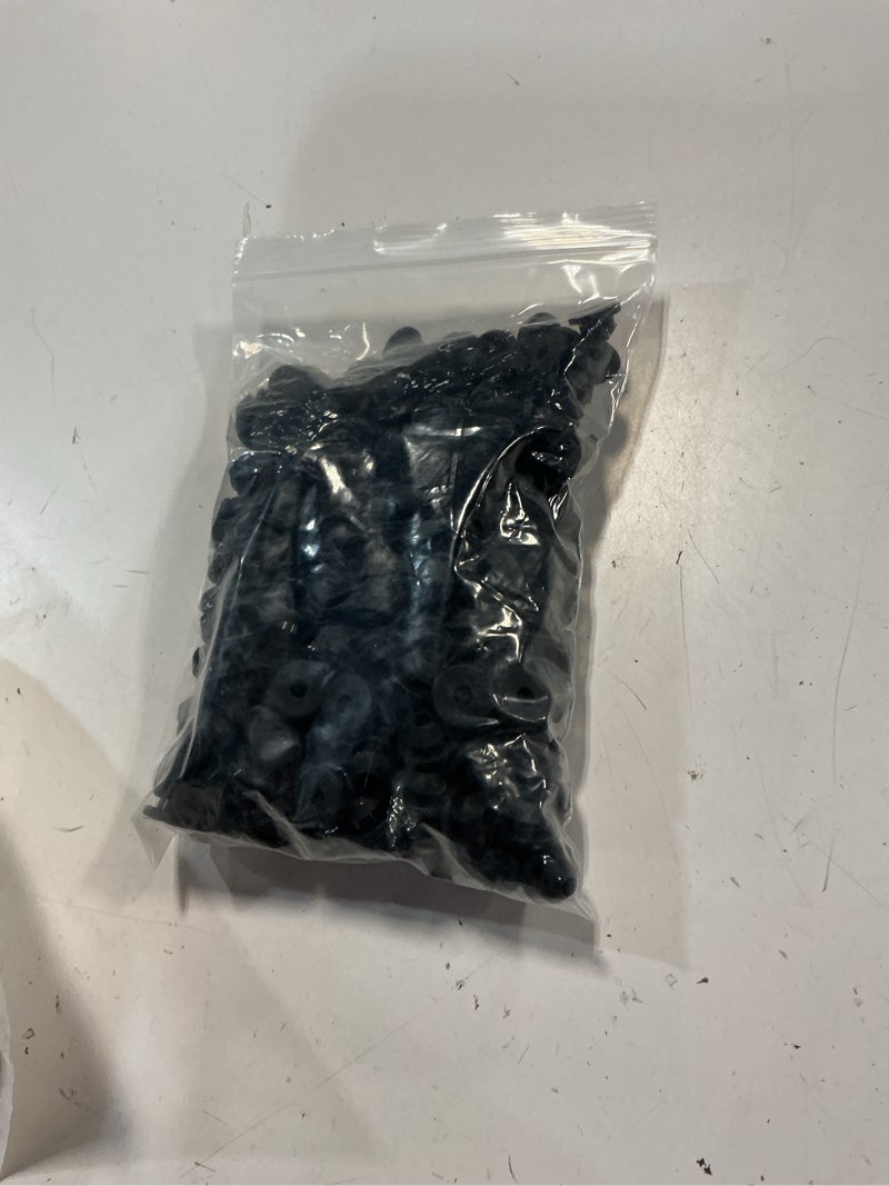 Condition photo showing As Is for blika 300 pack cable railing rubber grommets for 1/8" 5/32" 3/16" cables for metal cable railing posts, 1/8" cable railing grommet, cable railing protective sleeves for metal posts, bl10-l