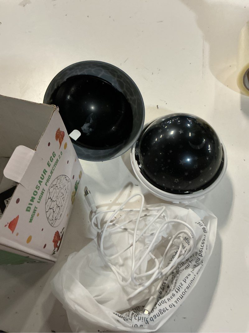 Condition photo showing As Is for staryou sensory lights baby sound machine night light projector sensory toys for kids with autism toys for boys 3-10 | 15 white noise 3d films 31colors night light for kids, fidget toys for kids