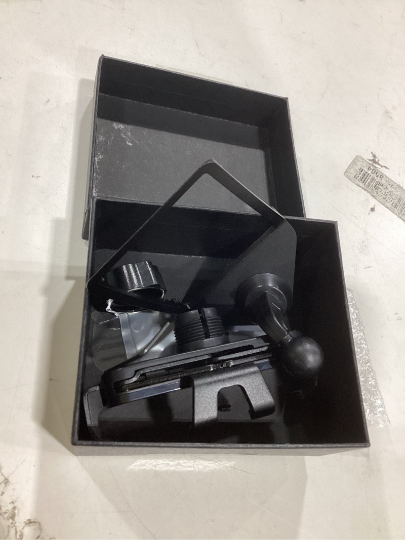 Condition photo showing As Is for car mobile phone mount compatible with bmw 3 4 series m3 m4 f30 f31 f32 f33 f34 f36 f80 f82 f83 360-degree rotary cell phone holder navigation bracket accessories black-style b