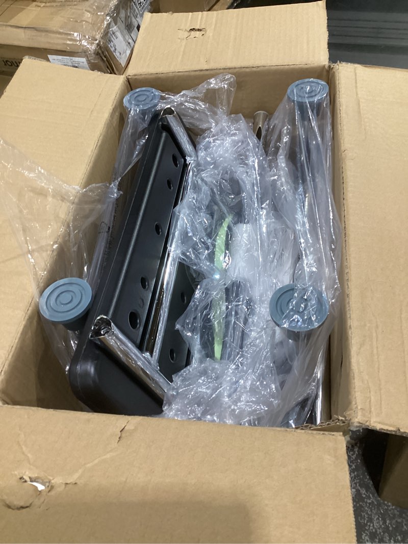 Condition photo showing As Is for (incomplete parts)aliseniors step stool with handle, 400 lbs adjustable 2 steps stool with handrail for adults and seniors, easy assmbly medical foot step stool for bed, kitchen, car, bathtub black