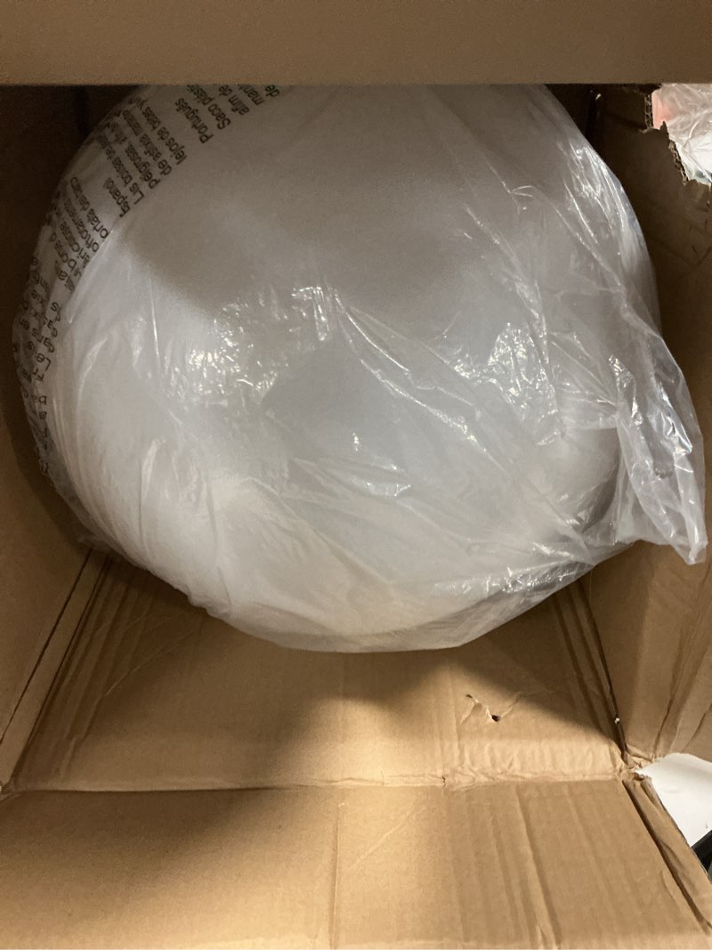 Condition photo showing New/Like New for Large LED Glowing Ball Light, 20-in Outdoor LED Garden Orb Lights, Rechargeable Globe Lights RGB Color Changing Globe Floor Lamp Mood Lamp w/Remote, Waterproof Light Up Ball Light for Patio Lawn Decor