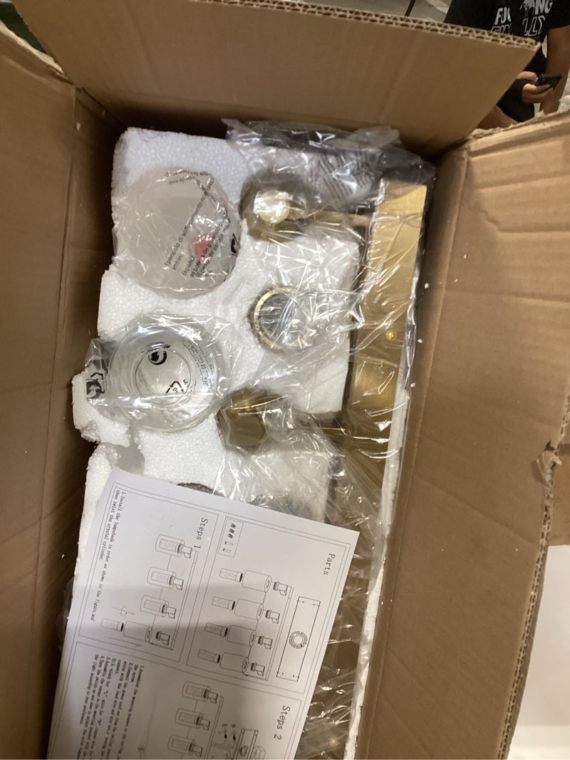 Condition photo showing New/Like New for sinerise vanity light with 3 color modes (3000k/4000k/6000k), eye protection led bathroom light fixture, dimmable modern wall light over mirror with clear glass shade (chrome, 3-light) 3-light chrome