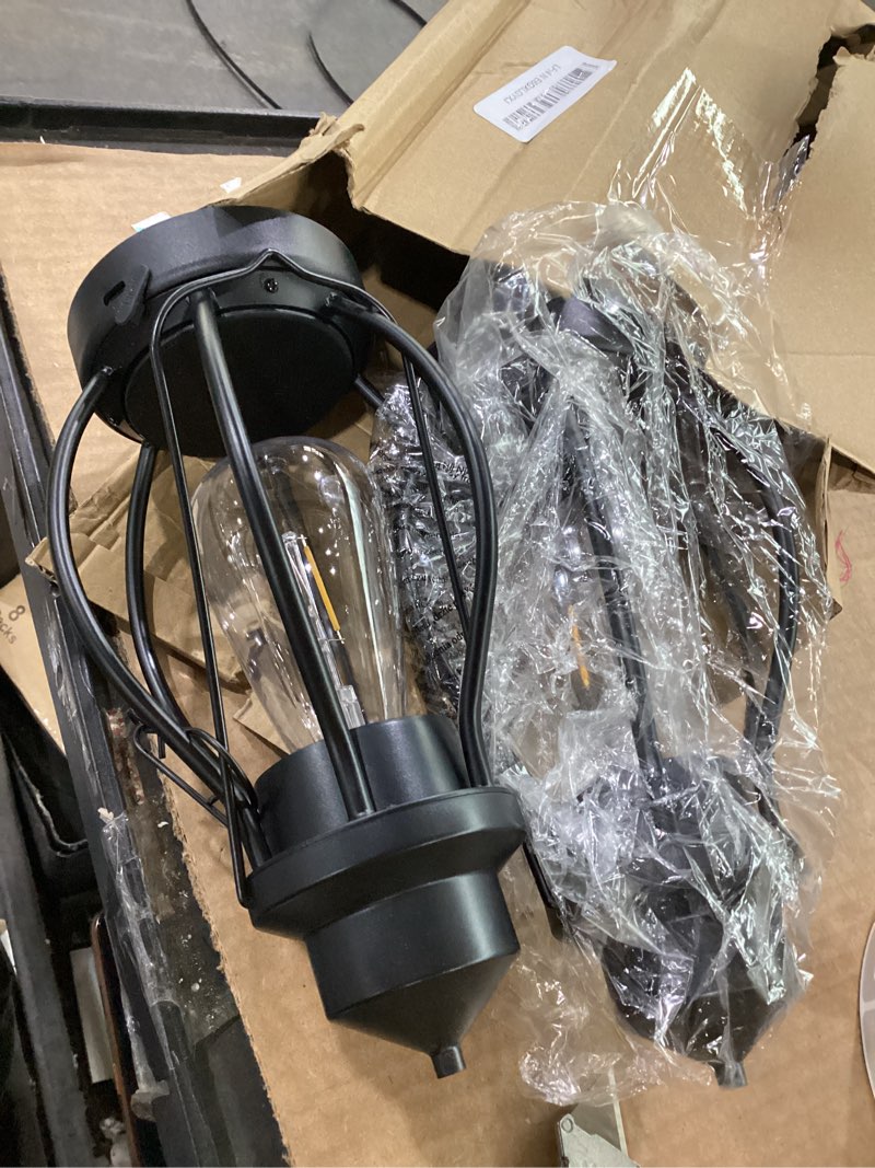 Condition photo showing Good Condition for pearlstar 2pack rechargeable camping lanterns battery operated hanging lamps outdoor indoor, usb-c charge/6h timer, dimming edison bulb light waterproof for table patio garden yard porch decor&gift