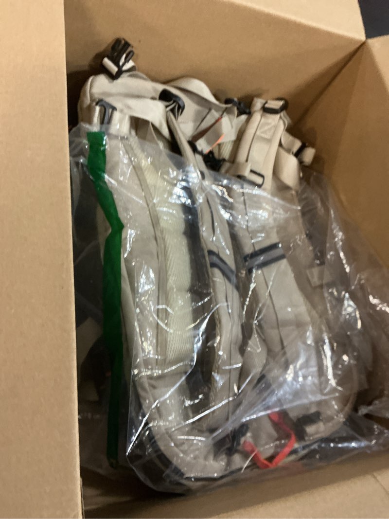 Condition photo showing Good Condition for Tolaccea Carry on Travel Backpack, TSA Friendly Flight Approved Laptop Backpack Duffle Bag for Men Women with Dual Laptop Storage for 17.3", USB Charging Port, Business Rucksack 40L-50L Expandable | TSA Friendly, Flight Approved, Dual Laptop Storage, for 17.3", USB Charging Port, Expandable Light Khaki