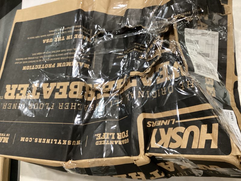 Condition photo showing Good Condition for husky liners — weatherbeater | fits 2017 - 2023 cadillac xt5,gmc acadia, 2019 - 2023 chevrolet blazer - front & 2nd row liner - black | 99141