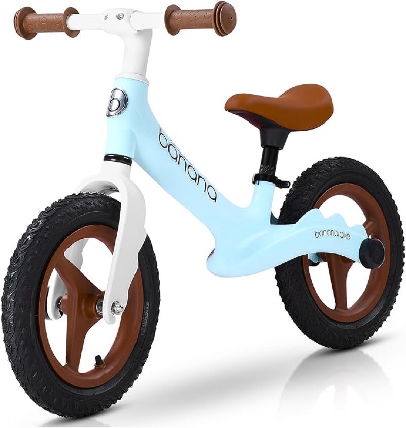 banana bike Lava Sport Kids Balance Bike - No Pedal Kids Bikes - Walking Bicycles - Beginner Lightweight Sports Training Bicycle for Boys and Girls - Age 2-6 - Adjustable Handlebar and Seat