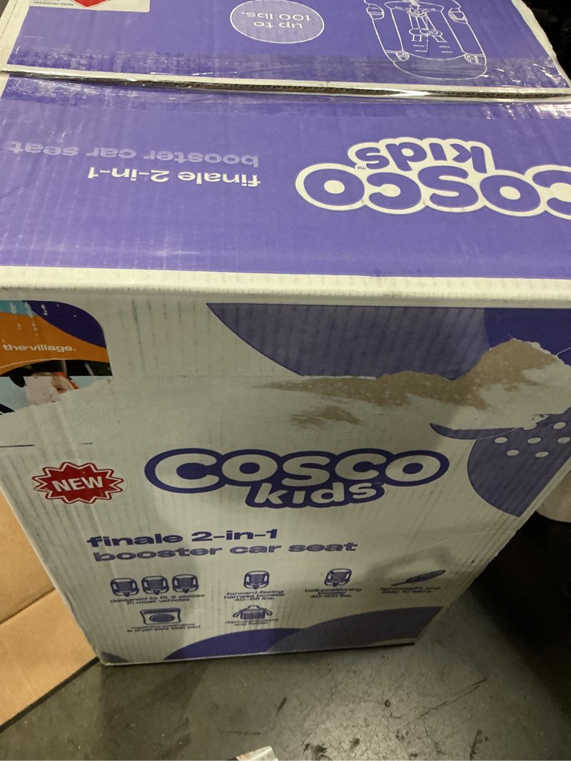 Condition photo showing Good Condition for cosco kids finale 2-in-1 toddler booster car seat, fiberwave ii, black/grey 50