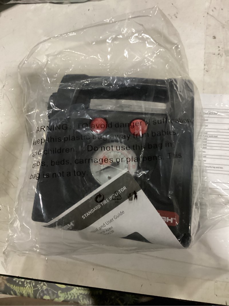 Condition photo showing Good Condition for hyper tough dc12v standard tire inflator & tire pump