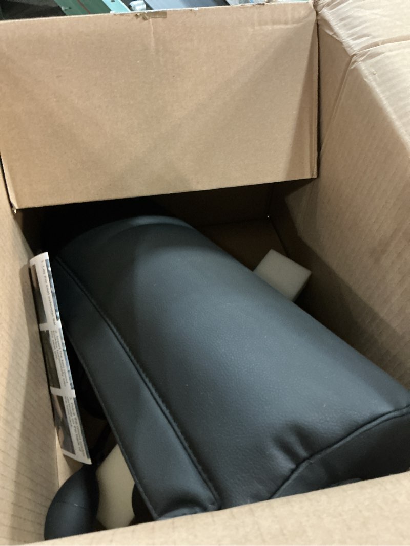 Condition photo showing As Is for car leg extender leg support for driving, car front seat thigh extender support cushions, adjustable length/height/angle leg rest pillow for cars office (black)