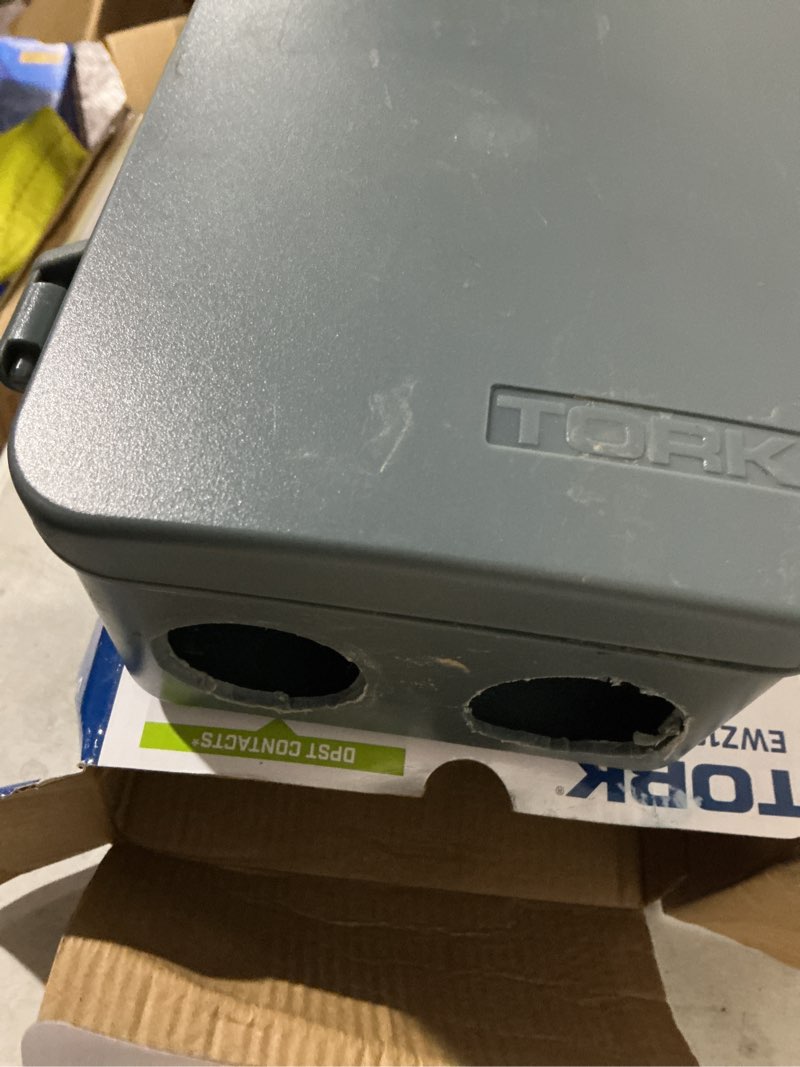 Condition photo showing As Is for tork timers in-wall countdown lighting timer