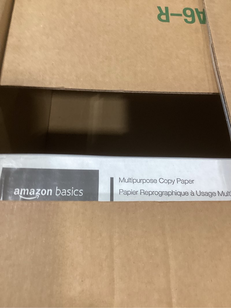 Condition photo showing New/Like New for Amazon Basics Multipurpose Copy Printer Paper, 8.5" x 11", 20 lb, 5 Reams, 2500 Sheets, 92 Bright, White