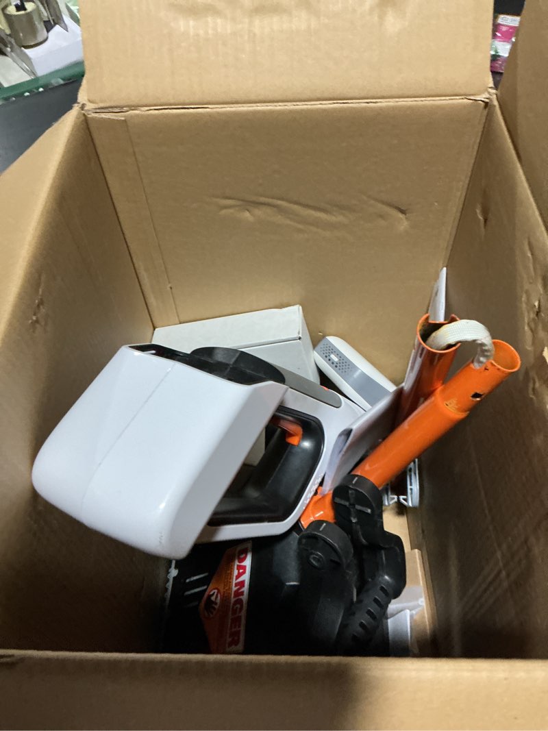 Condition photo showing As Is for Litheli Cordless Electric Snow Shovel, 20V 12-Inch Snow Thrower with Adjustable Auxiliary Handle, Battery Powered Snow Blower, 4.0Ah Battery Included 12-Inch with U20 battery