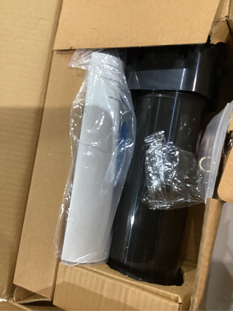 Condition photo showing As Is for black+decker undersink water filter 10’’ | reduces chloramine,chlorine, lead, pfas, bad taste, odor | under counter water filter direct connect to kitchen faucet | nsf/ansi 42 certified | 1 year