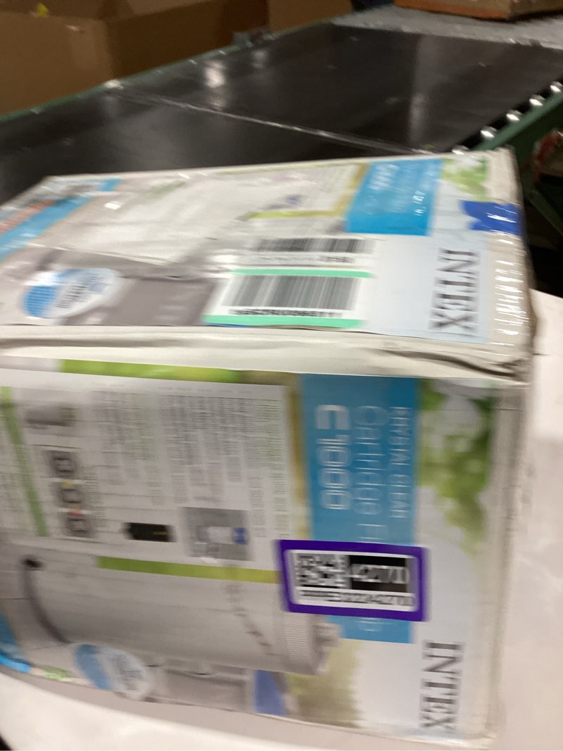 Condition photo showing New/Like New for INTEX C1000 Krystal Clear Cartridge Filter Pump for Above Ground Pools: 1000 GPH Pump Flow Rate – Improved Circulation and Filtration – Easy Installation – Improved Water Clarity – Easy-to-Clean 1,000 Gallons Per Hour White