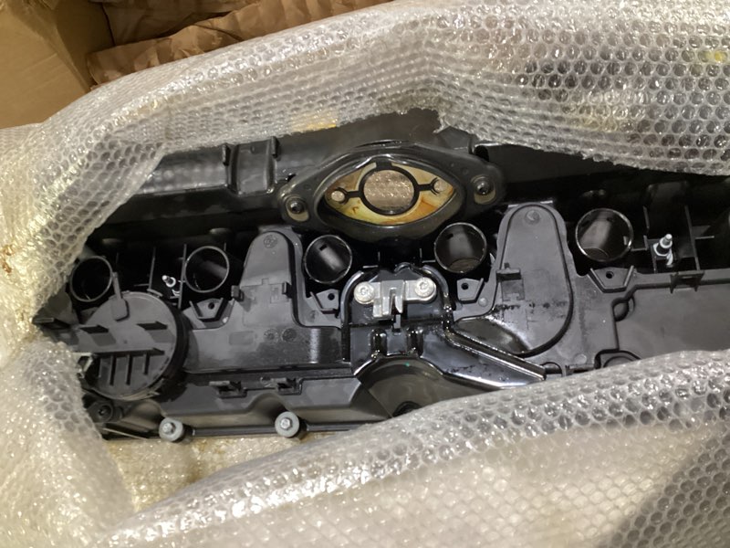 Condition photo showing As Is for A-Premium Engine Valve Cover - Compatible with BMW Vehicles - 2.5L, 3.0L - 125i, 128i, 130i, 323i, 328i, 525i, 528i, 530i, X3, X5, Z4 - E60 E70 E82 E83 E84 E89 E90 E92 - Replace# 11127552281 Standard Type (Plastic)