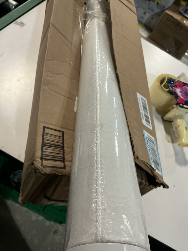 Condition photo showing Good Condition for white wedding aisle runner - professional-grade nylon, includes tape double-sided adhesive - disposable scroll pattern runner great for indoor or outdoor weddings, prom, parties white (3x50 ft)