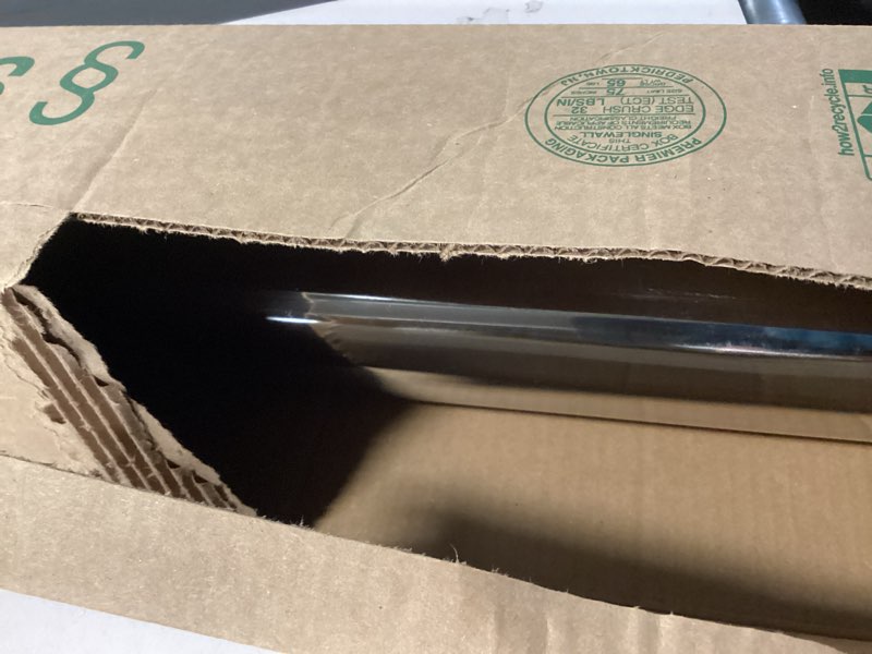 Condition photo showing Good Condition for Motoforti 70mm / 2.75 Inch OD Straight Exhaust Tube Tubing 762mm / 30" Long T316 Stainless Steel Universal Custom Car Exhaust Piping Silver Tone 2.75" OD Straight Pipe