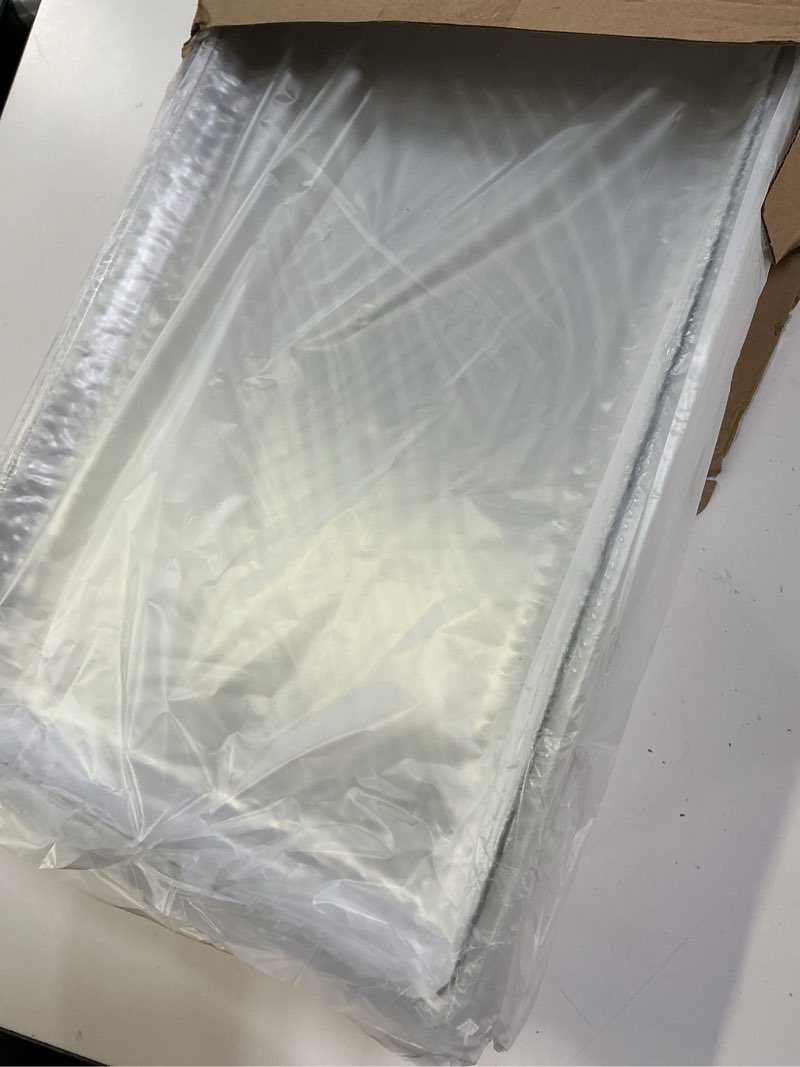 Condition photo showing New/Like New for baderke 2 set 16" x 9" plastic chilled serving tray for parties with compartments ice chilled party platter charcuterie serving board cold dish dip for fruit seafood vegetable appetizer (clear) 2 clear