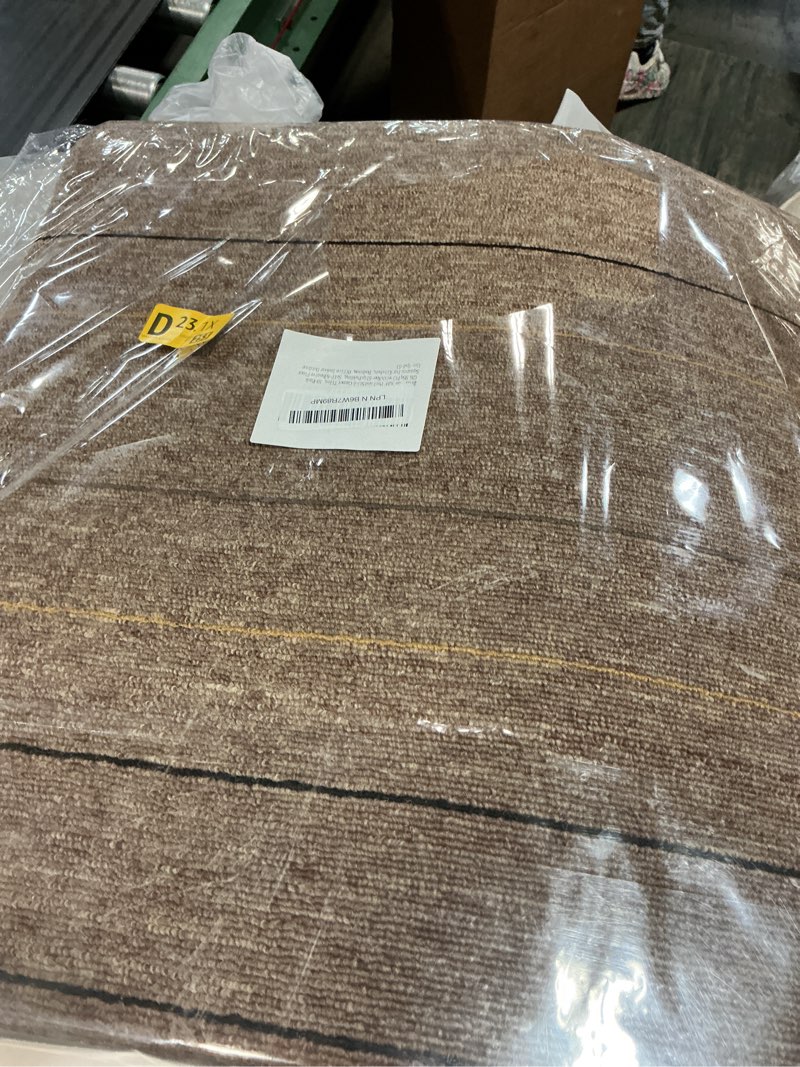 Condition photo showing Good Condition for 20"x20" peel and stick carpet tiles, 10-pack (26.9sq ft) with non-slip padding, self-adhesive floor squares for kitchen, bedroom, office indoor outdoor use (pd-5)