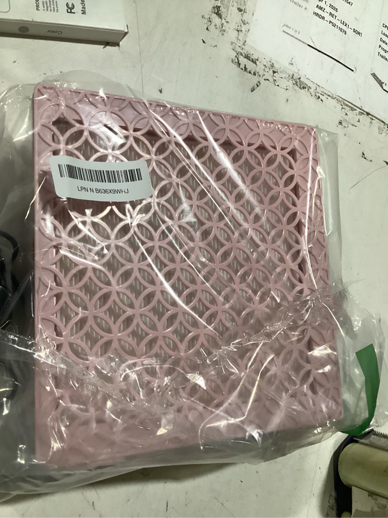 Condition photo showing Good Condition for nail dust collector dust collector machine reusable filter & powerful 120w (pink, adjustable speed version) adjustable speed version pink