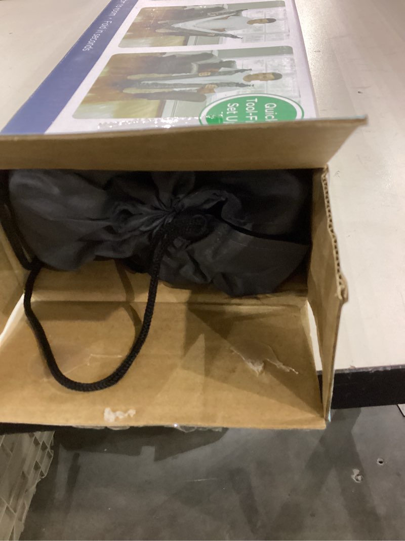 Condition photo showing New/Like New for Baby Delight Go with Me Portable Mesh Baby Gate | Span 30-48" Expandable Folding Gate | Pressure Mounted | Charcoal Tweed 48 inch (Pack of 1)