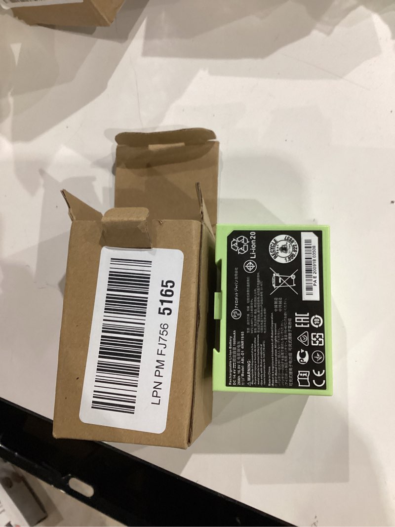 Condition photo showing Good Condition for 14.4v 3.5ah replacement battery for irobot roomba i7 battery, compatible with irobot roomba e and i series vacuums i7 i7+ i8 i6 i4 i4+ i3 i3+ i7158 j7 7150 7550 and e e5 e6 e5150 e5152 e6198