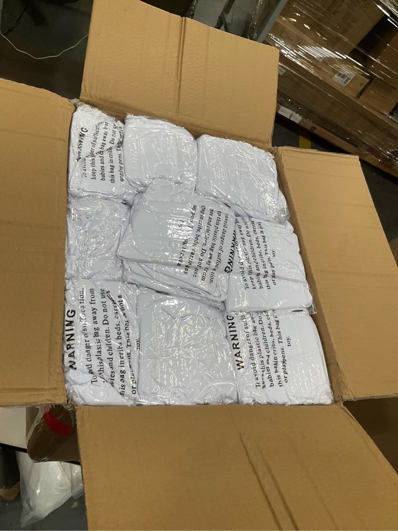 Condition photo showing New/Like New for 100 pieces white chair covers - versatile stretch polyester spandex dining chair slipcovers for dining, party, wedding, banquet, and more white 100pcs