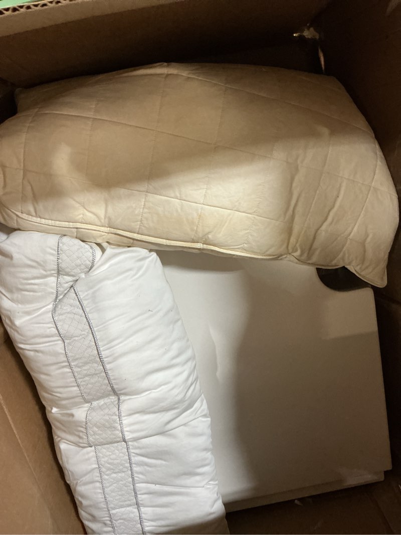 Condition photo showing As Is for Narrow Nightstand with 3 Drawers,Solid Wood Narrow Bedside Table White, Modern Skinny Nightstand for Bedroom(Fully Assembly) White?15.75"d X 7.87"w X 23.62"h?