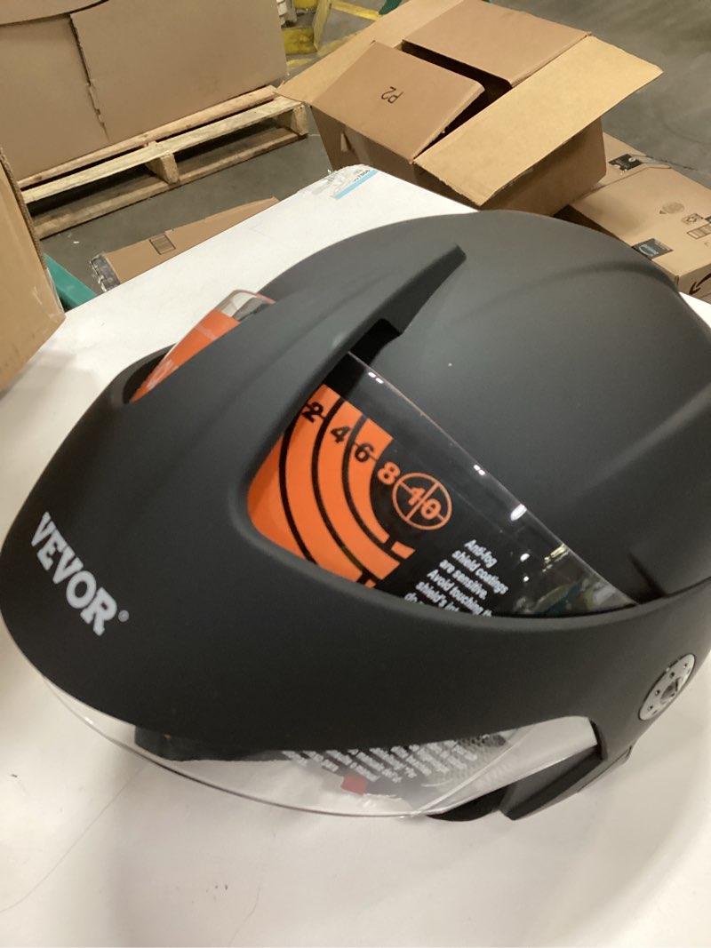 VEVOR 3/4 Motorcycle Helmet DOT Approved, Smart Street ABS & High Density Helmet with Bluetooth Communications & Interchangeable Lens, Comfortable Motocross Helmet, Fit for Youth & Adults Size M