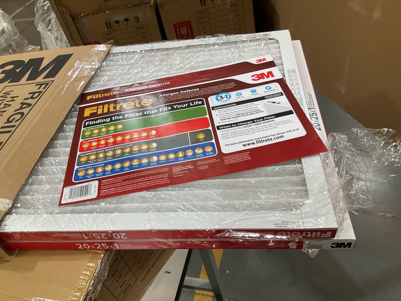 filtrete 3m allergen defense pack of 2, 20 x 25 x 1
