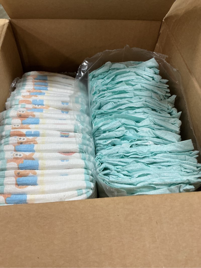 Condition photo showing Good Condition for Pampers Swaddlers Diapers, Size 4 (15-34 lbs), 66 Count, Absorbent, Keeps Baby Dry and Comfortable, Skin Safe Disposable Baby Diaper (Packaging May Vary) Size 4 66