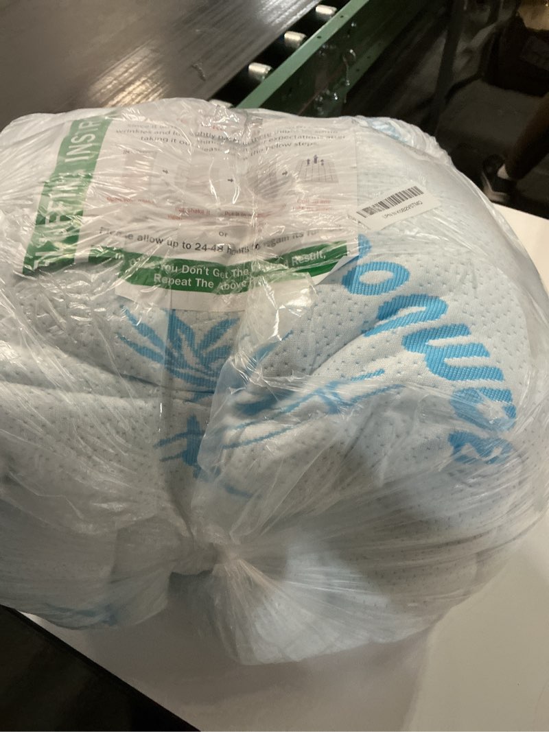 Condition photo showing Good Condition for Mattress Topper Full Size,Viscose Made from Bamboo Extra Thick Mattress Pad 8-21" Deep Pocket Soft Down Alternative Fill Mattress Protector Pillow Top Mattress Cover(54x75 Inches) Blue Full