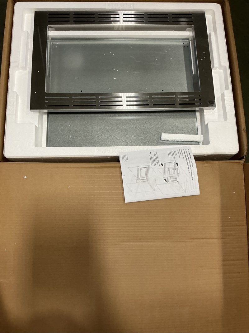 Condition photo showing Good Condition for Panasonic 27” Microwave Trim Kit for Panasonic 1.6 cu ft Microwave Ovens – NN-TK722SS (Stainless Steel) 27 inch Trim Kit w/ Vent
