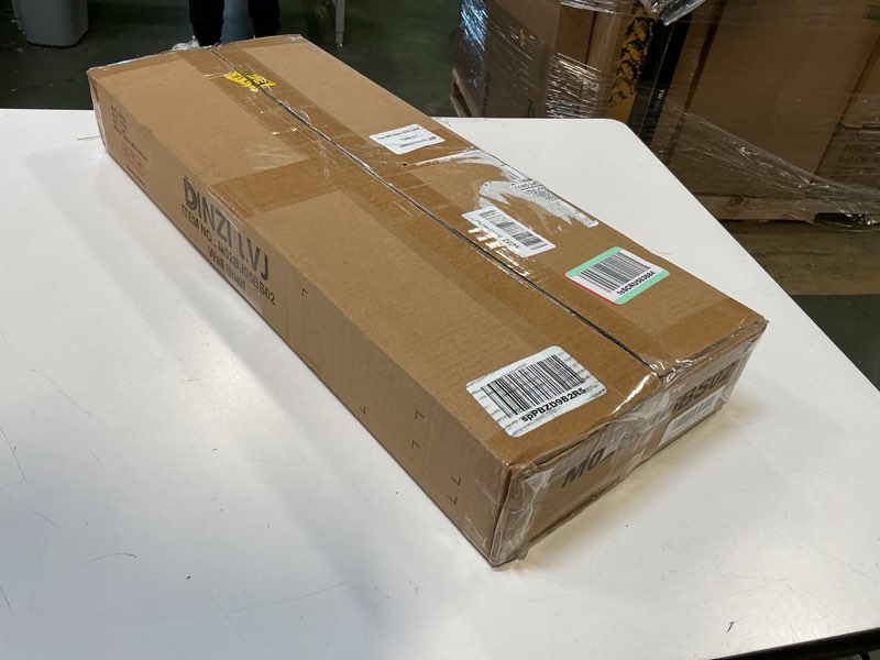 Condition photo showing New/Like New for DINZI LVJ Long Wall Shelves, 39.4" Large Floating Shelves Set of 2, Farmhouse Display Shelf Wall Mounted with Heavy Duty Brackets, Easy Assembly for Kitchen, Bathroom, Bedroom, Balcony, White