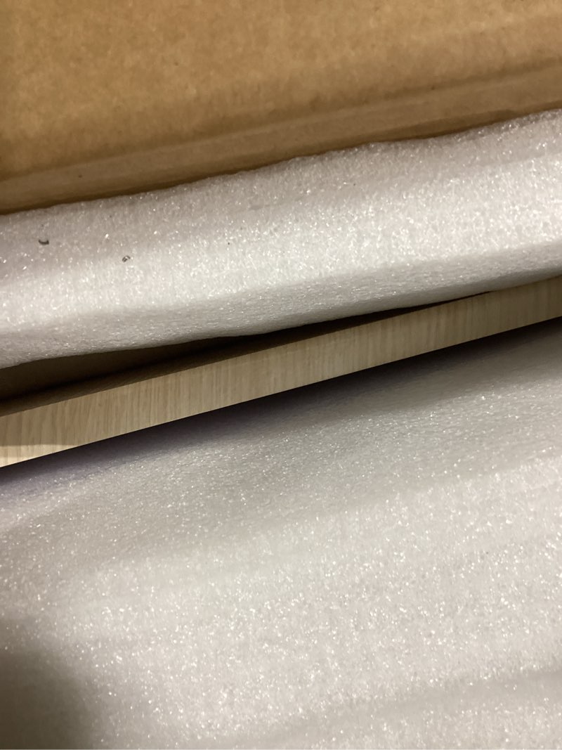 Condition photo showing Good Condition for Mobile TV Stand Rolling TV Cart with Wheels for Most 32-86 Inch TV Stand with Double Wooden Shelf, Height Adjustable Heavy-Duty Holds up to 180lbs,Max VESA 600 * 450mm (White)