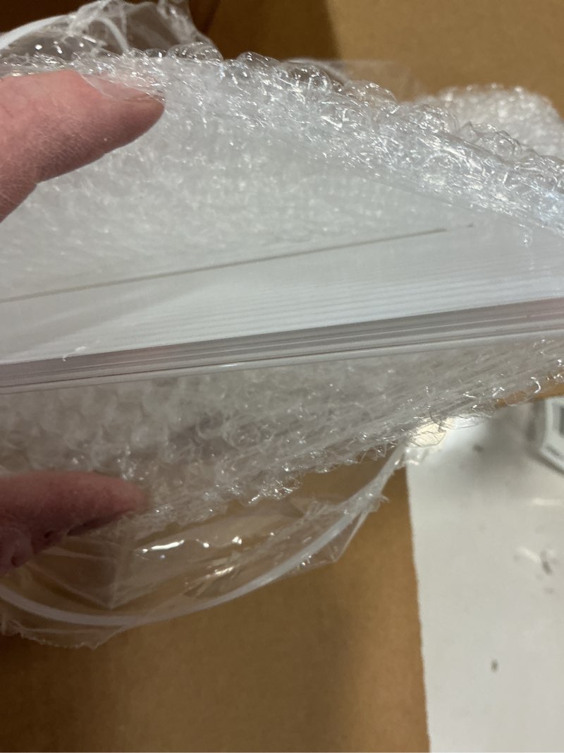 Condition photo showing Good Condition for Sieral Aquarium Canopy Set Polycarbonate Greenhouse Panels 19.37 x 9.37 x 0.24 Inch for 10/20 Gallon Fish Tank Without with Center Brace Aquariums Cover Fish Tank Lid, Clear Clear 20 x 10 Inch