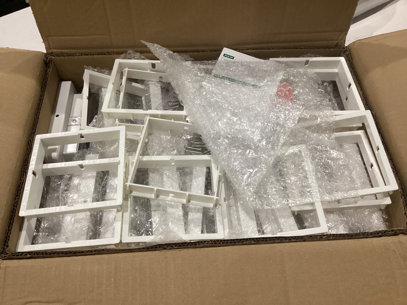 Condition photo showing New/Like New for solar post cap lights, 6500k cool white ip65 waterproof solar powered fence light for 4x4 wood post & 5x5 vinyl fence, deck patio garden yard outdoor landscape lighting, abs material white 16