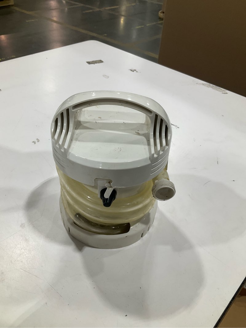 Condition photo showing As Is for star water systems 3-gpm thermoplastic transfer pump