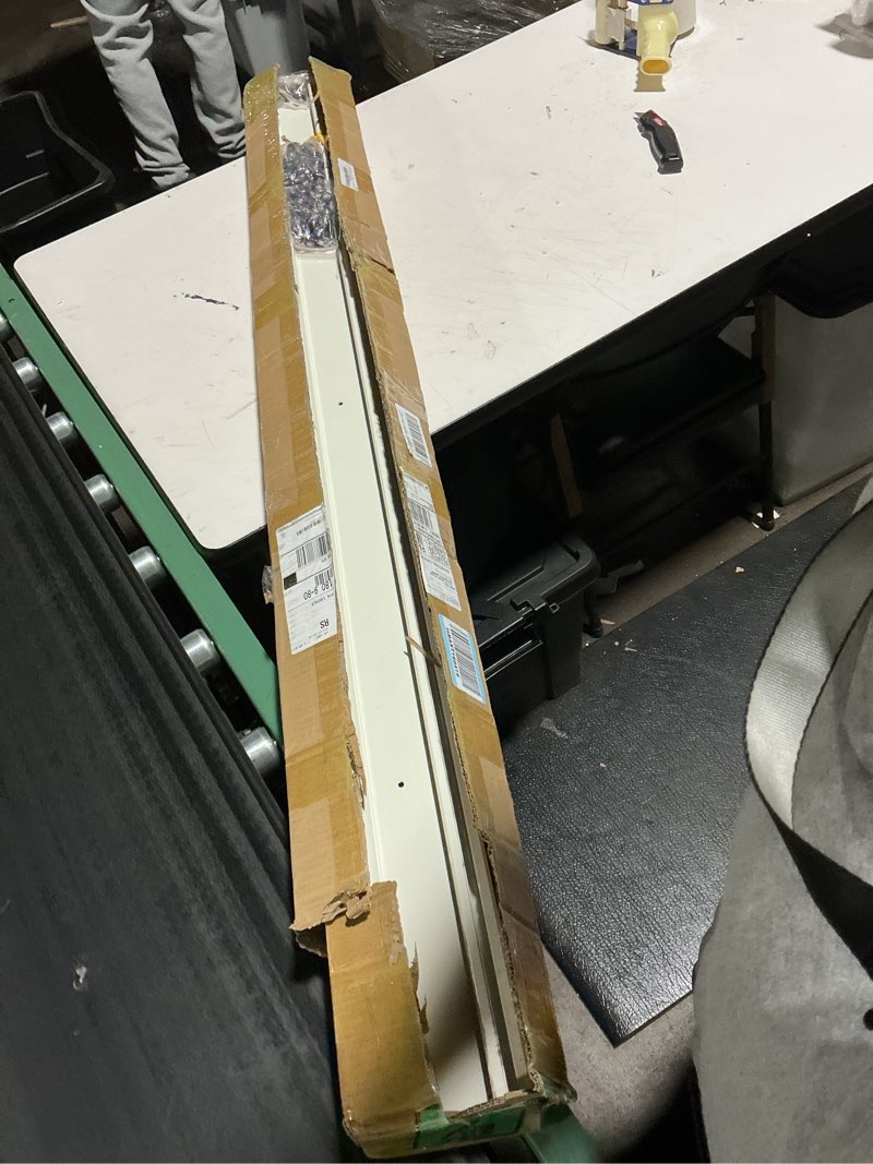 Condition photo showing New/Like New for Ceiling Curtain Track - Double Rails System, Sliding Curtain Rail (White, 4.5M) 4.5M White