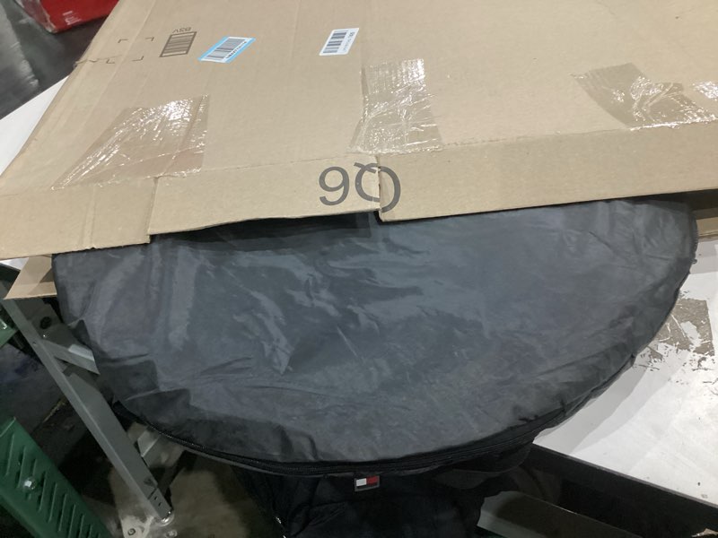 Condition photo showing As Is for anngrowy shower privacy tent, 7ft extra large pop up toilet tent, portable outdoor bathroom shower enclosure, privacy shelter for changing camping hiking beach dressing, fishing, upf50+