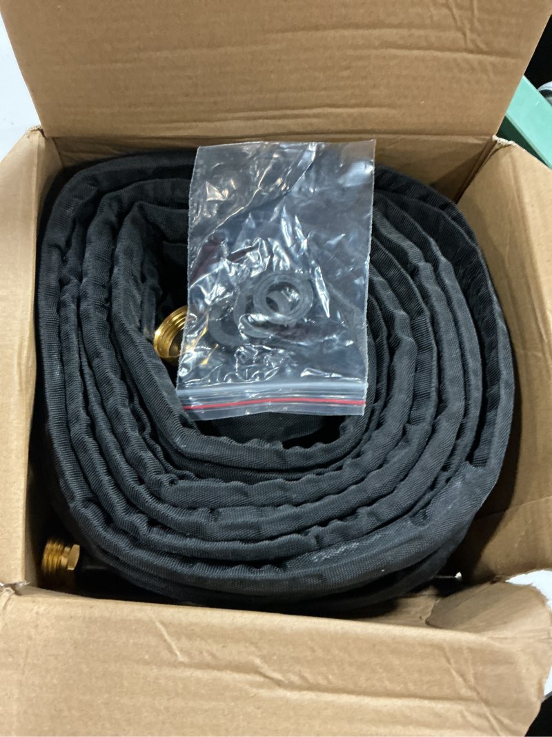 Condition photo showing Good Condition for garden hose 50ft, non-expanding water hose ultra lightweight | kink-free, burst-resistant, lead-free, flexible & durable high-pressure hose for yard, lawn, outdoor, car washing