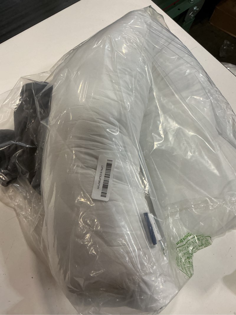 Condition photo showing Good Condition for zonli weighted body pillow with bamboo cover(41" x 10") 6.5lbs, quilted glass beads body pillows for adults weighted pillow for deep sleepers, full body pillow for side sleepers,memory foam pillow