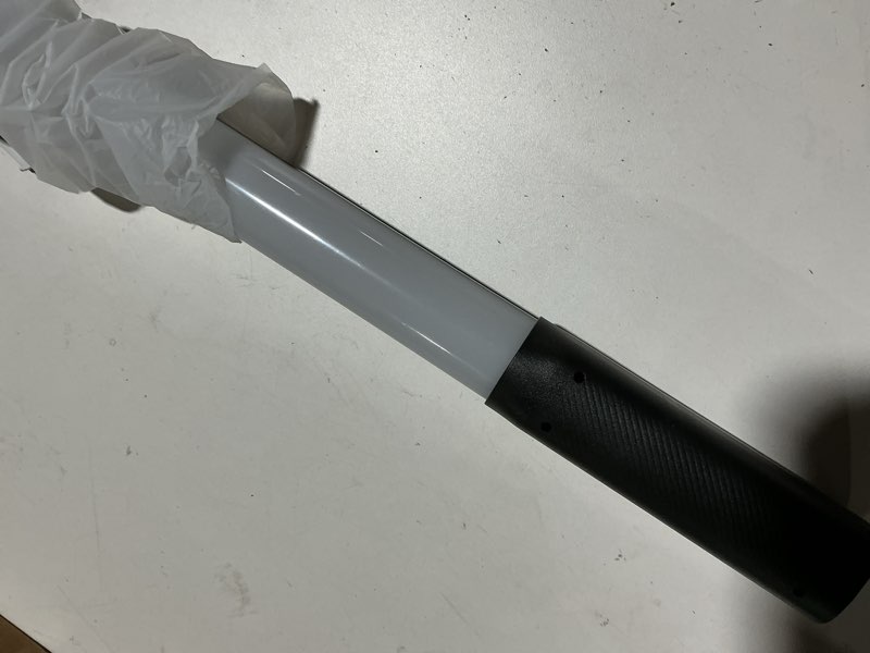 Condition photo showing As Is for ULANZI VL119 Handheld Light Wand, 360° RGB LED Video Light Stick for Photography, 3300mAh Rechargeable Tube Light for Video Shooting, 2500-9000K Dimmable Camera Light with LCD