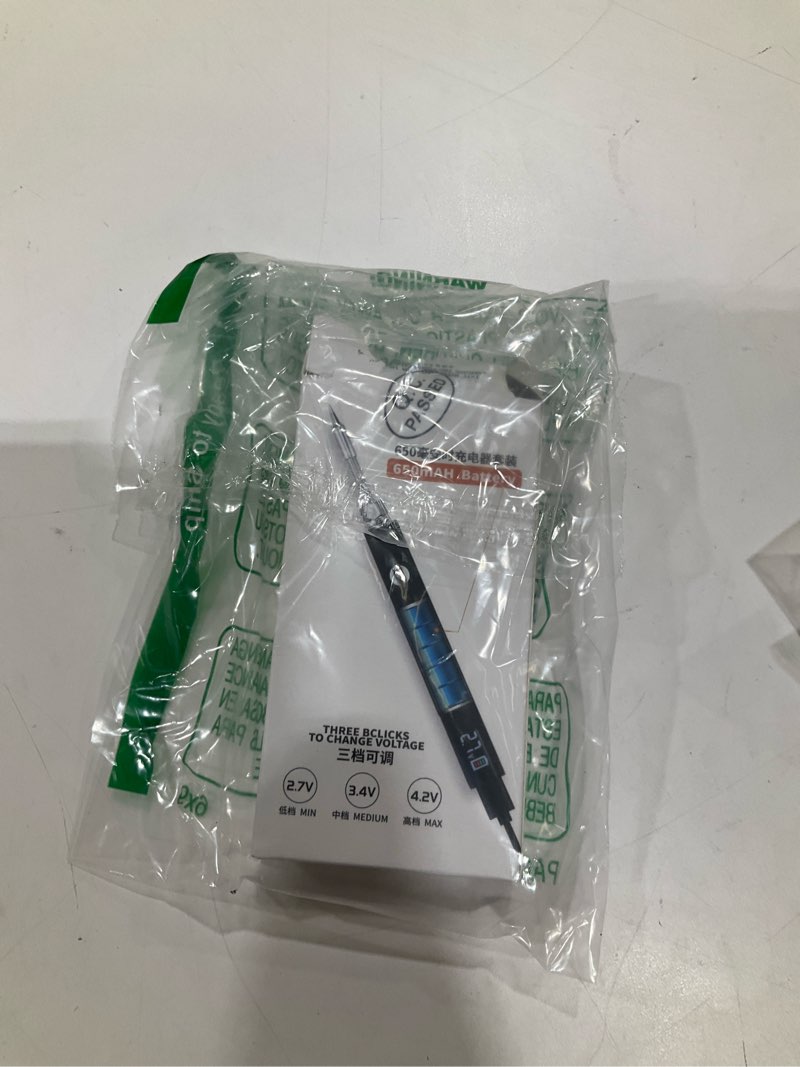 Condition photo showing Good Condition for 510 threaded battery cart pen, portable cordless soldering iron cart pen, usb-c rechargeable with led screen, 650mah adjustable temperature for electronics repair, diy, & phone fix (black)