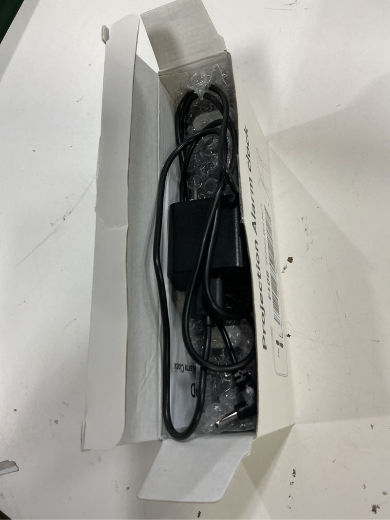 Condition photo showing Good Condition for netzu projection alarm clock for bedroom ceiling, small compact plug-in digital clocks with 180° rotatable projector, temperature 4 levels birghtness, 3 volumes and snooze (rgb)