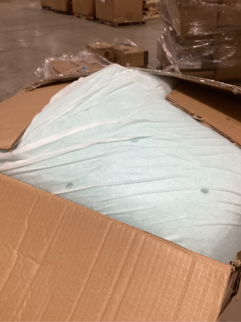 Condition photo showing As Is for LUCID 4 Inch Gel Memory Foam Mattress Topper-Ventilated Design-Ultra Plush-Queen Queen 4 Inch Topper Only