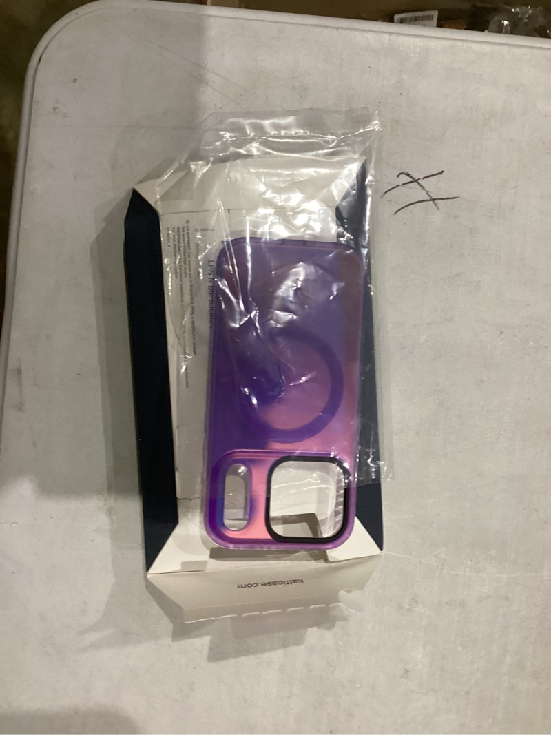 Condition photo showing New/Like New for for iPhone 17 Pro Phone Case - Purple Ombre - Ultra-Slim, Shockproof, Trendy & Aesthetic iPhone Case with Camera Bumper iPhone 17 Pro Purple Ombre